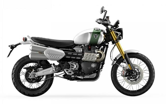 2023 Triumph Scrambler 1200 XE Chrome Edition - Chrome / Brooklands Green