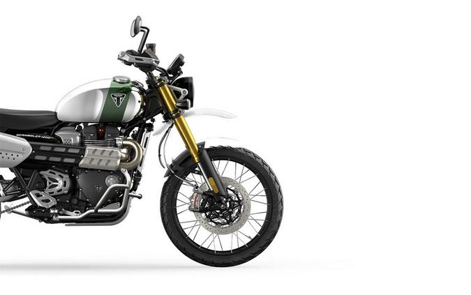 2023 Triumph Scrambler 1200 XE Chrome Edition - Chrome / Brooklands Green