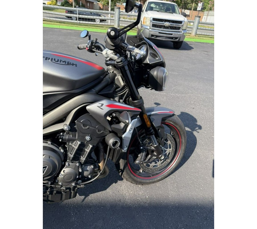 2022 Triumph Street Triple R Low Sapphire Black