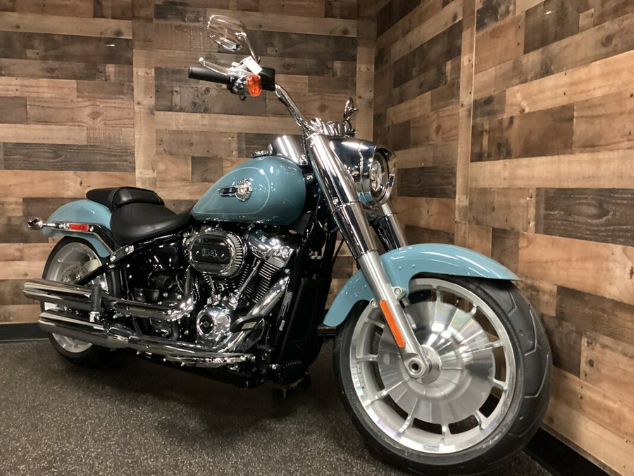 2024 Harley-Davidson Fat Boy 114 Sharkskin Blue FLFBS