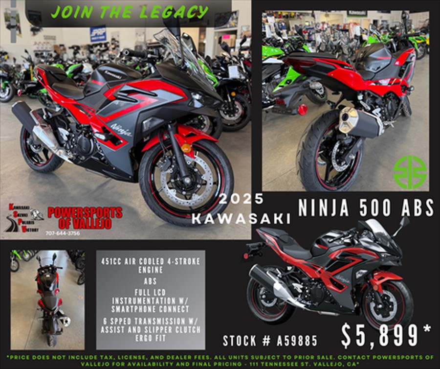 2025 Kawasaki Ninja 500 ABS