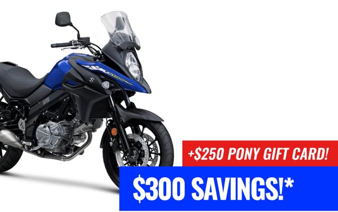 2023 Suzuki V-Strom 650 w/ $250 Pony Gift Card & $300 Savings!*