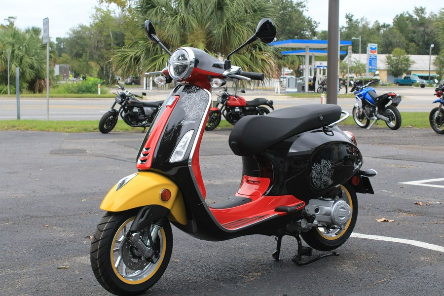 2023 Vespa Primavera 50 Disney Mickey Mouse Edition By Vespa