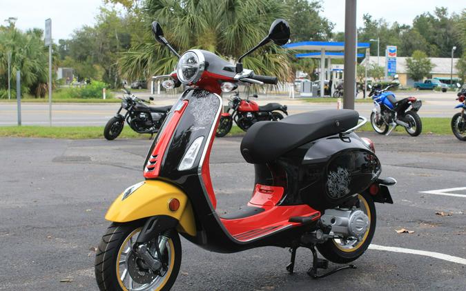 2023 Vespa Primavera 50 Disney Mickey Mouse Edition By Vespa