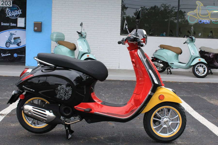 2023 Vespa Primavera 50 Disney Mickey Mouse Edition By Vespa