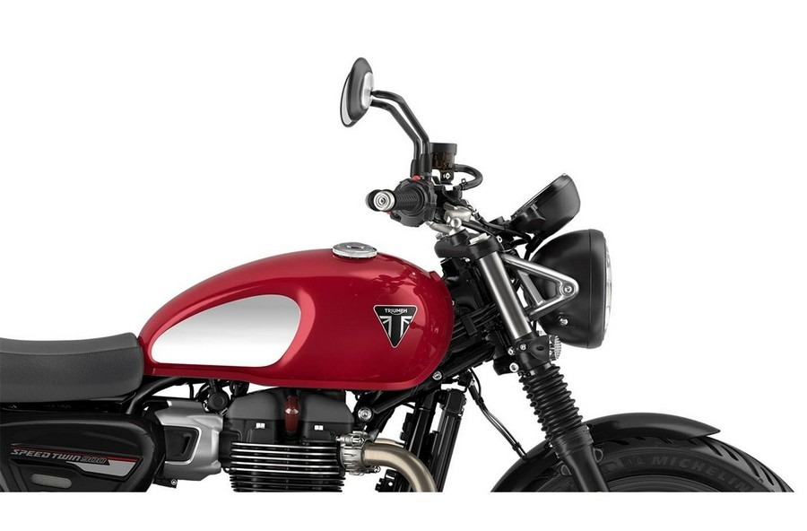 2023 Triumph Speed Twin 900 Chrome Edition - Red Hopper