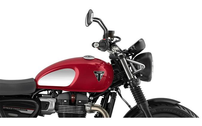 2023 Triumph Speed Twin 900 Chrome Edition - Red Hopper