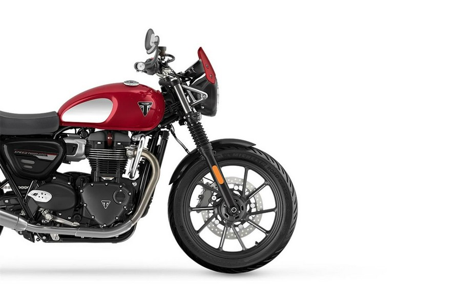 2023 Triumph Speed Twin 900 Chrome Edition - Red Hopper