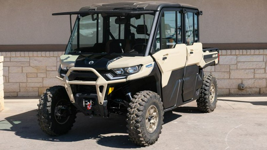 New 2024 CAN-AM DEFENDER MAX LIMITED HD10 DESERT TAN AND TIMELESS BLACK