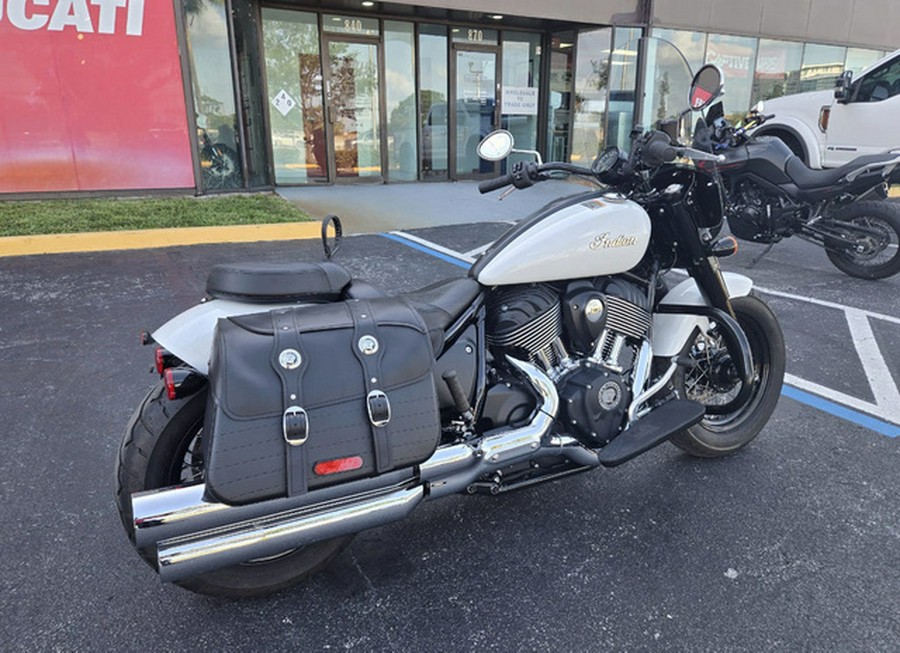 2022 Indian Super Chief ABS Pearl White