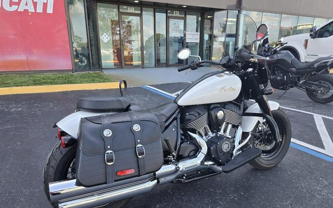 2022 Indian Super Chief ABS Pearl White