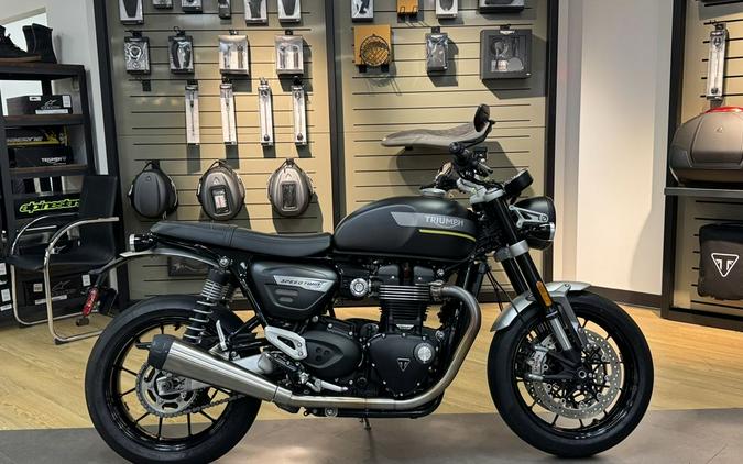 2022 Triumph Speed Twin Matt Storm Grey