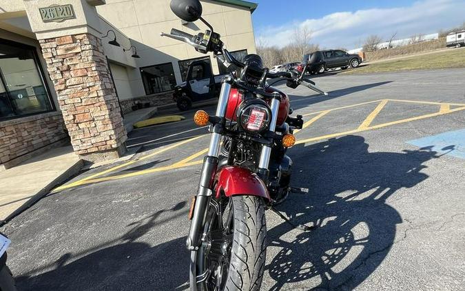 2024 Indian Motorcycle® Chief Bobber Dark Horse® Sunset Red Smoke