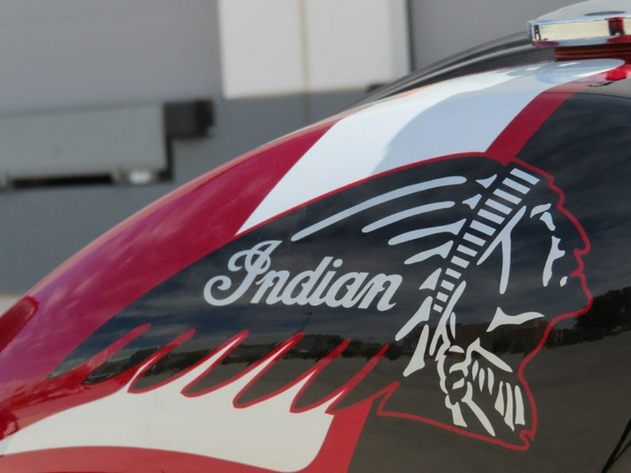 2025 Indian 101 Scout Sunset Red Metallic With Graphics
