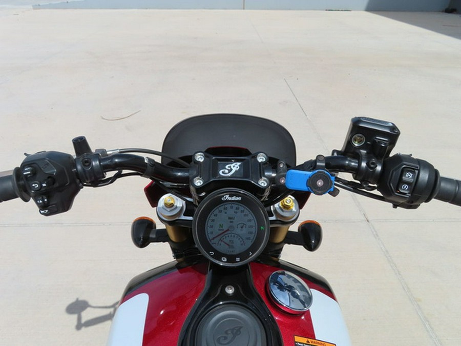 2025 Indian 101 Scout Sunset Red Metallic With Graphics
