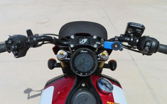 2025 Indian 101 Scout Sunset Red Metallic With Graphics