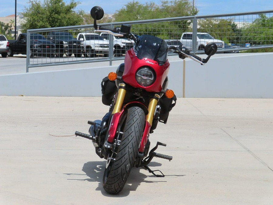 2025 Indian 101 Scout Sunset Red Metallic With Graphics