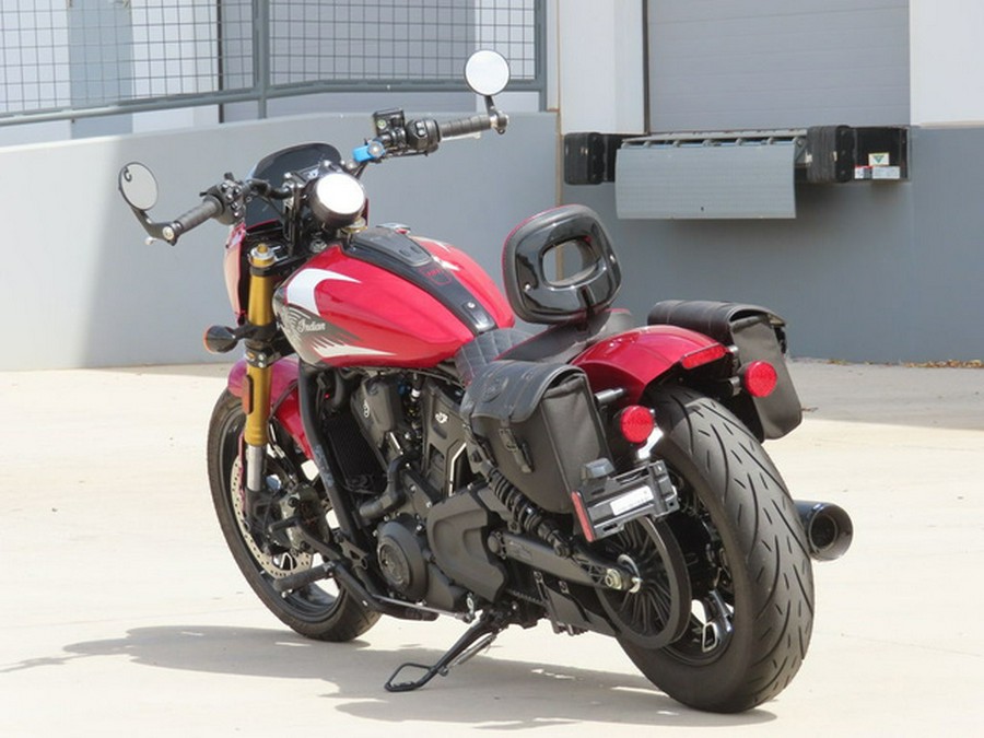 2025 Indian 101 Scout Sunset Red Metallic With Graphics
