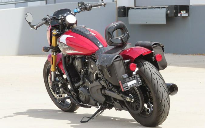 2025 Indian 101 Scout Sunset Red Metallic With Graphics