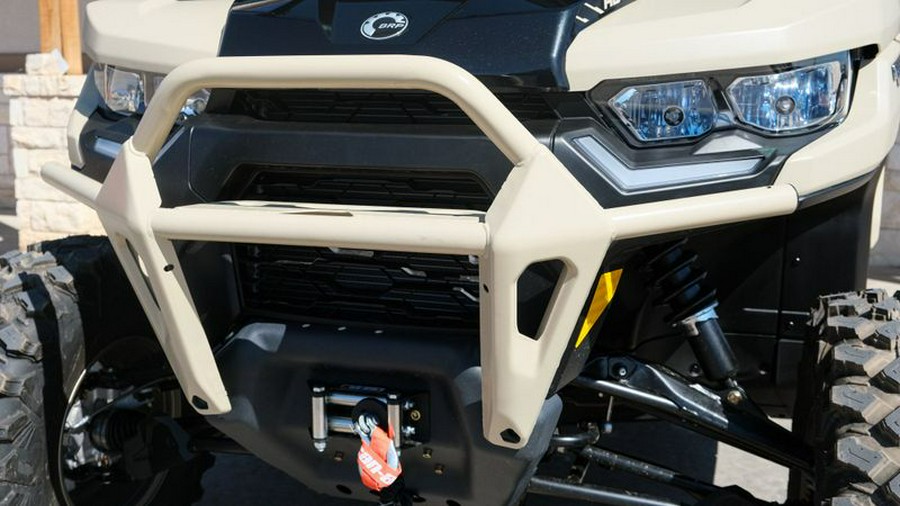 New 2024 CAN-AM DEFENDER MAX LIMITED HD10 DESERT TAN AND TIMELESS BLACK