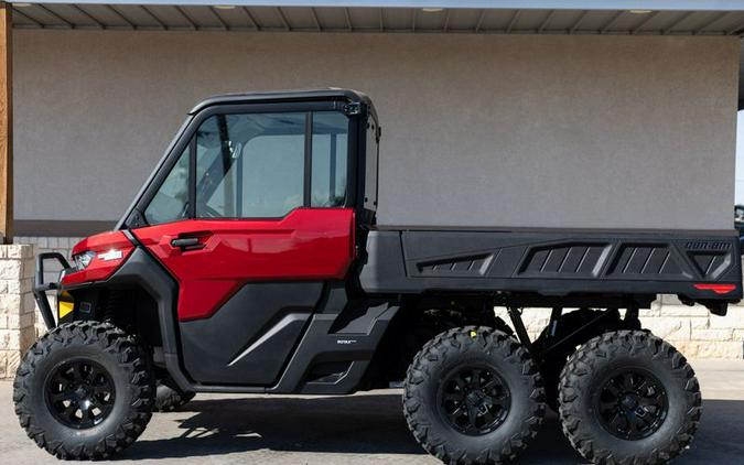 New 2024 CAN-AM DEFENDER 6X6 LIMITED HD10 FIERY RED
