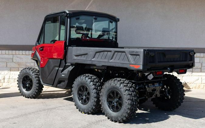 New 2024 CAN-AM DEFENDER 6X6 LIMITED HD10 FIERY RED