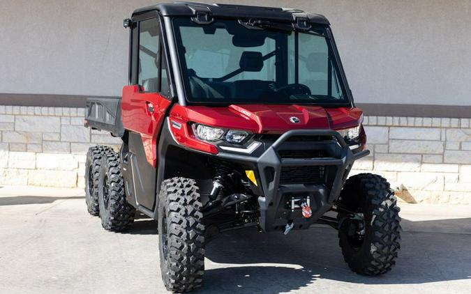 New 2024 CAN-AM DEFENDER 6X6 LIMITED HD10 FIERY RED