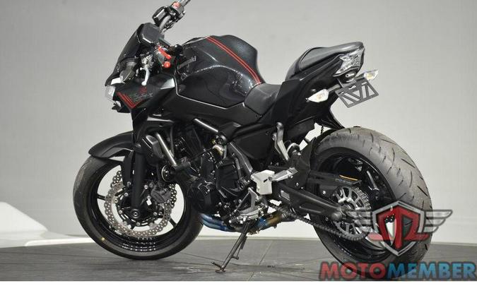 2020 Kawasaki Z650 Metallic Black/Metallic Flat Spark Black