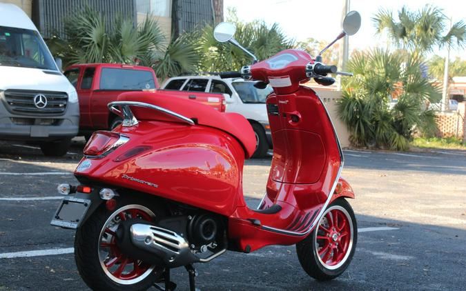 2023 Vespa Primavera 50 Red