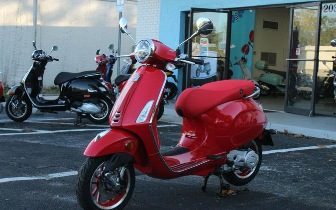 2023 Vespa Primavera 50 Red