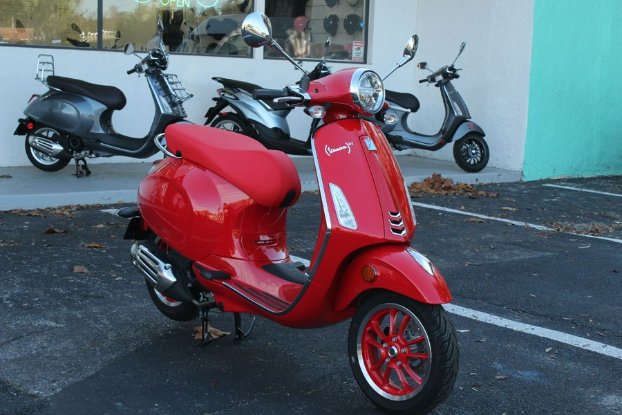 2023 Vespa Primavera 50 Red