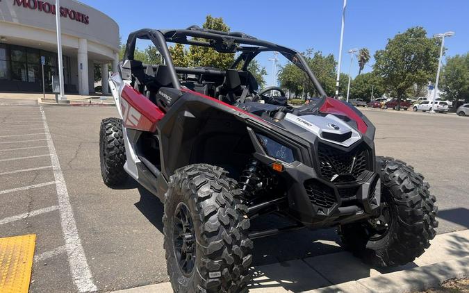 2024 Can-Am® Maverick X3 DS Turbo Fiery Red & Hyper Silver