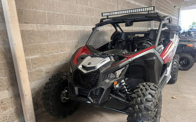 2024 Can-Am® Maverick X3 DS Turbo Fiery Red & Hyper Silver