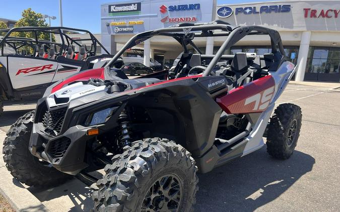 2024 Can-Am® Maverick X3 DS Turbo Fiery Red & Hyper Silver