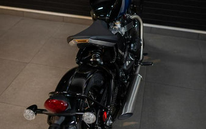 2026 Triumph Bonneville Bobber Interstellar Blue