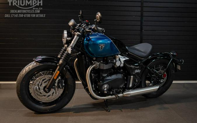 2026 Triumph Bonneville Bobber Interstellar Blue