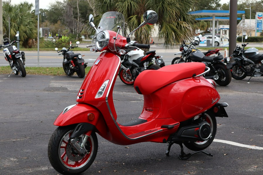 2023 Vespa Elettrica Red 70 KM/H