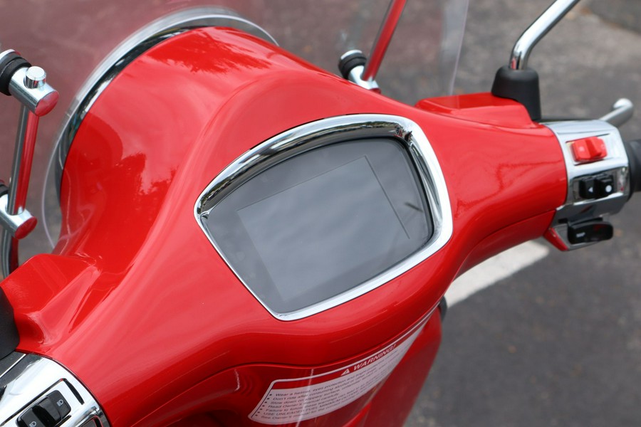 2023 Vespa Elettrica Red 70 KM/H