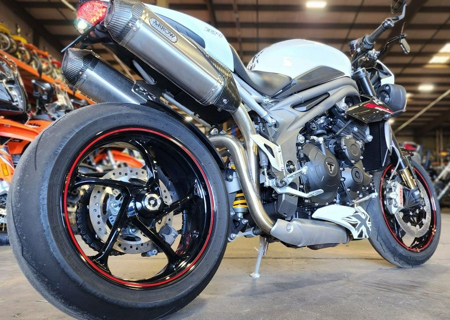 2019 Triumph Street Triple RS Crystal White