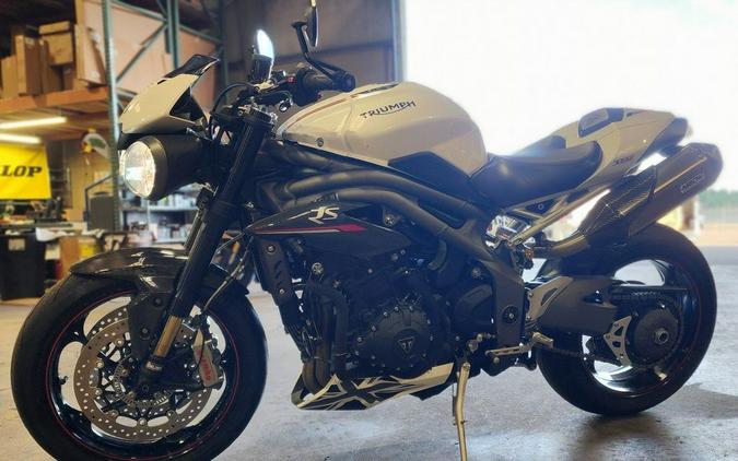 2019 Triumph Street Triple RS Crystal White