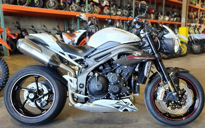 2019 Triumph Street Triple RS Crystal White