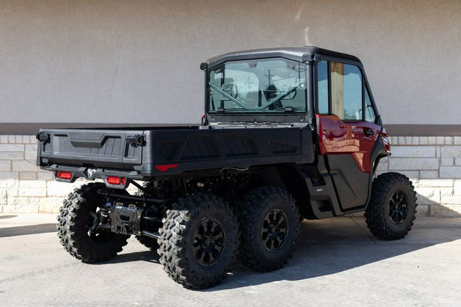 New 2024 CAN-AM DEFENDER LIMITED 6X6 HD10 FIERY RED