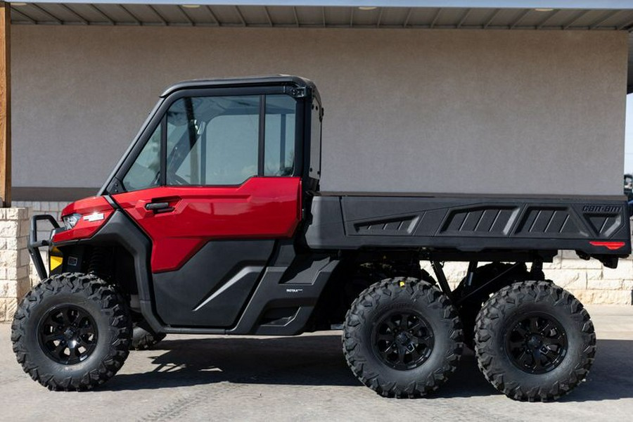 New 2024 CAN-AM DEFENDER LIMITED 6X6 HD10 FIERY RED