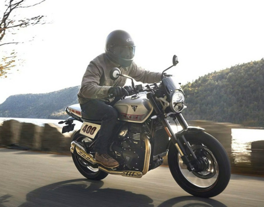 2026 Triumph Tracker 400 Aluminum Silver