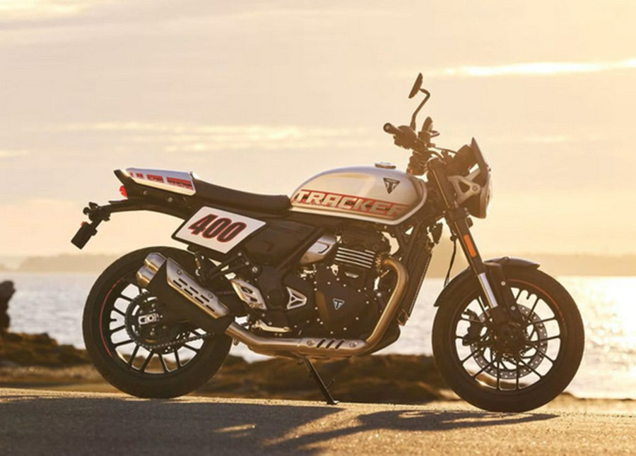 2026 Triumph Tracker 400 Aluminum Silver
