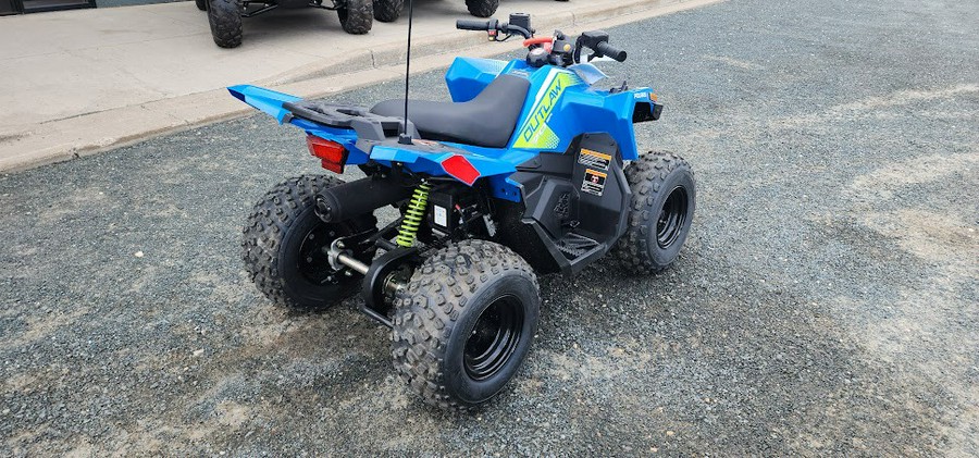 2024 Polaris Industries ATV-24,OUTLAW 70,BLUE/LIME