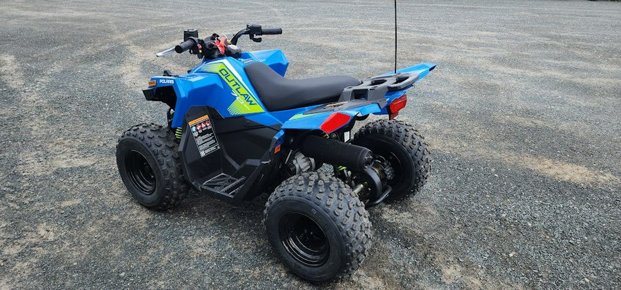 2024 Polaris Industries ATV-24,OUTLAW 70,BLUE/LIME