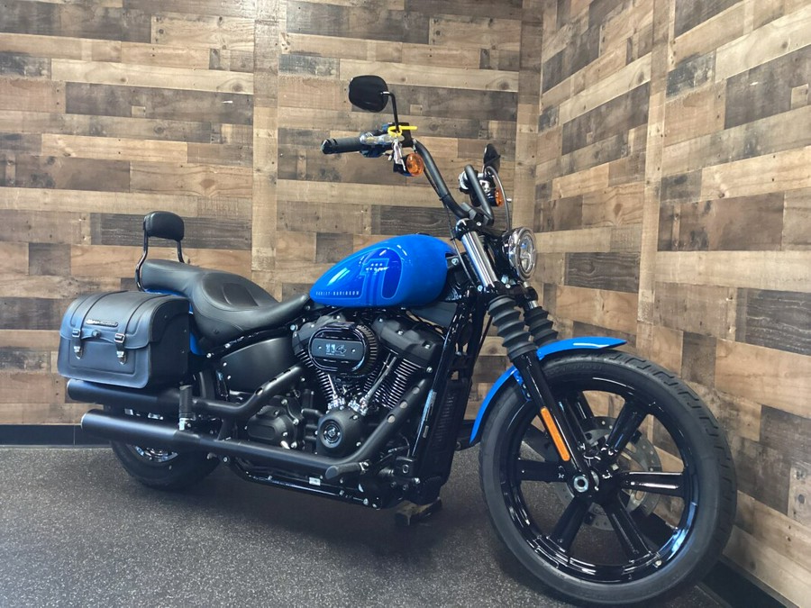 2022 Harley-Davidson Street Bob 114 Fastback Blue FXBBS