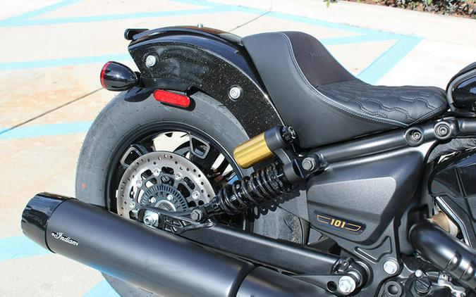2026 Indian Motorcycle® 101 Scout® Black Crystal with Super Graphite