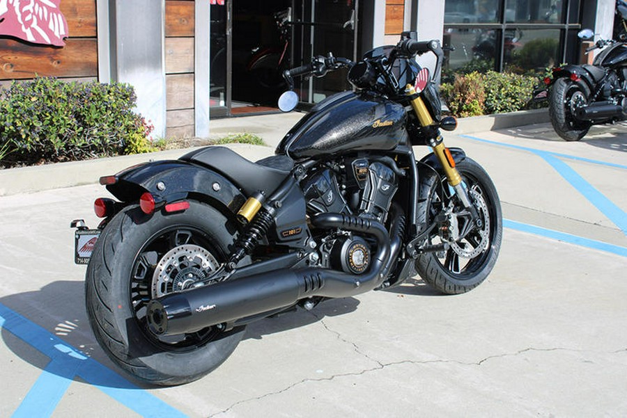 2026 Indian Motorcycle® 101 Scout® Black Crystal with Super Graphite